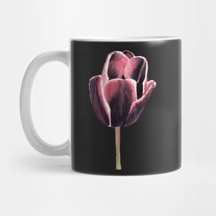 Realistic Tulip Watercolor Painting Mug